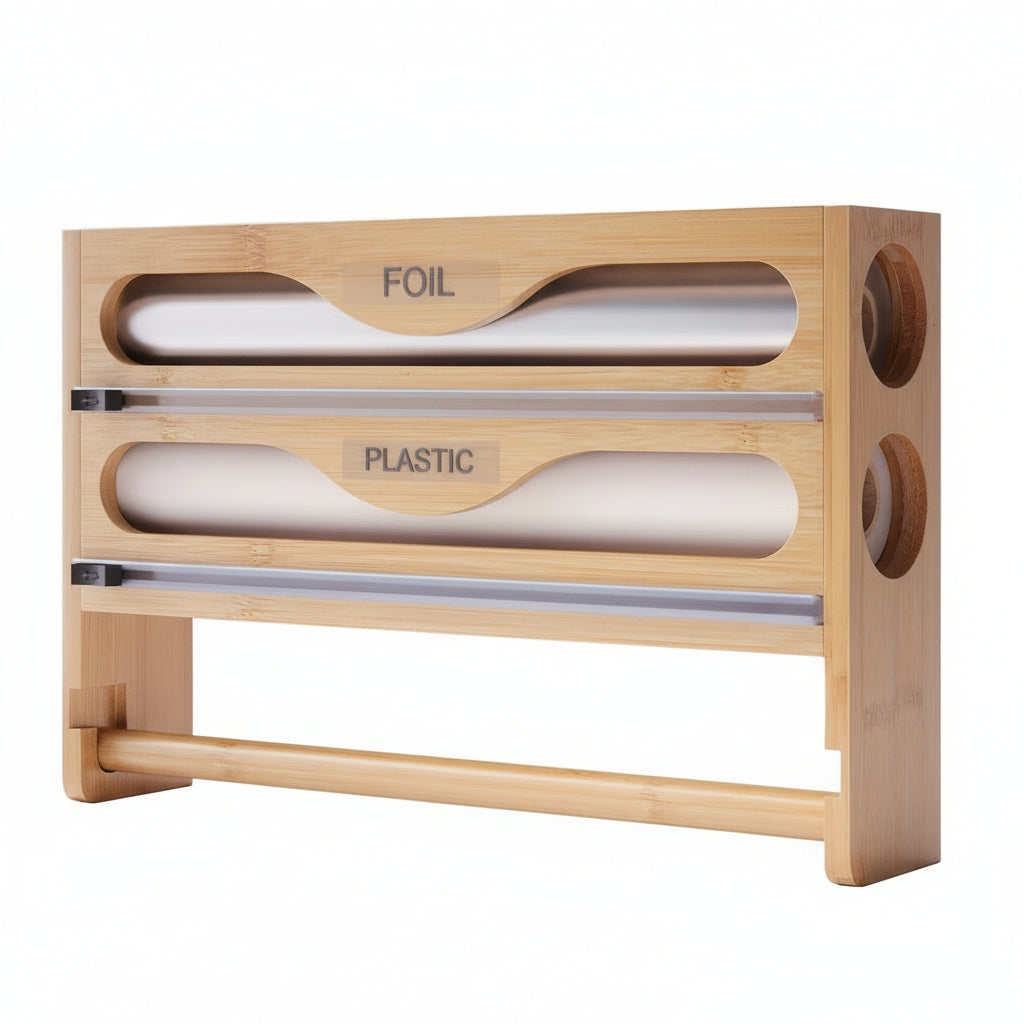 Plastfoliehållare - Praktisk Förvaring för Folie, Papper och Småsaker