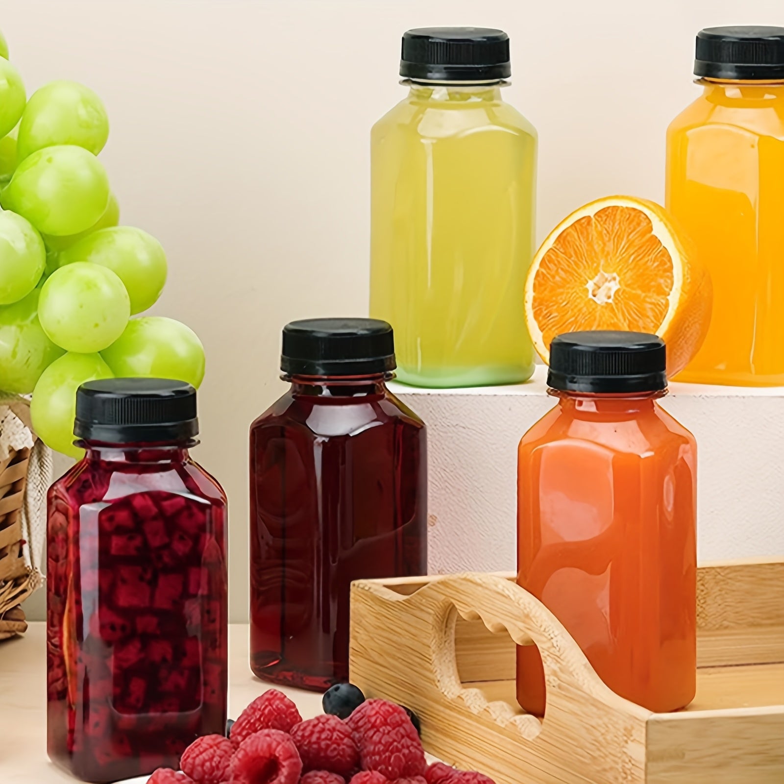 Juiceflaska 5 st - Smart Förvaring för Juice & Smoothies