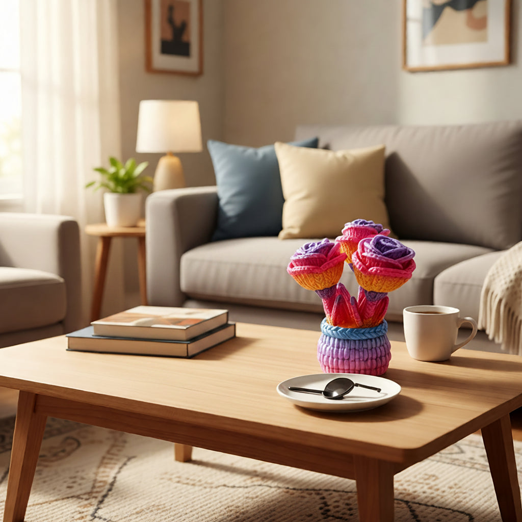 Dekorativa Rosor i Unik Design