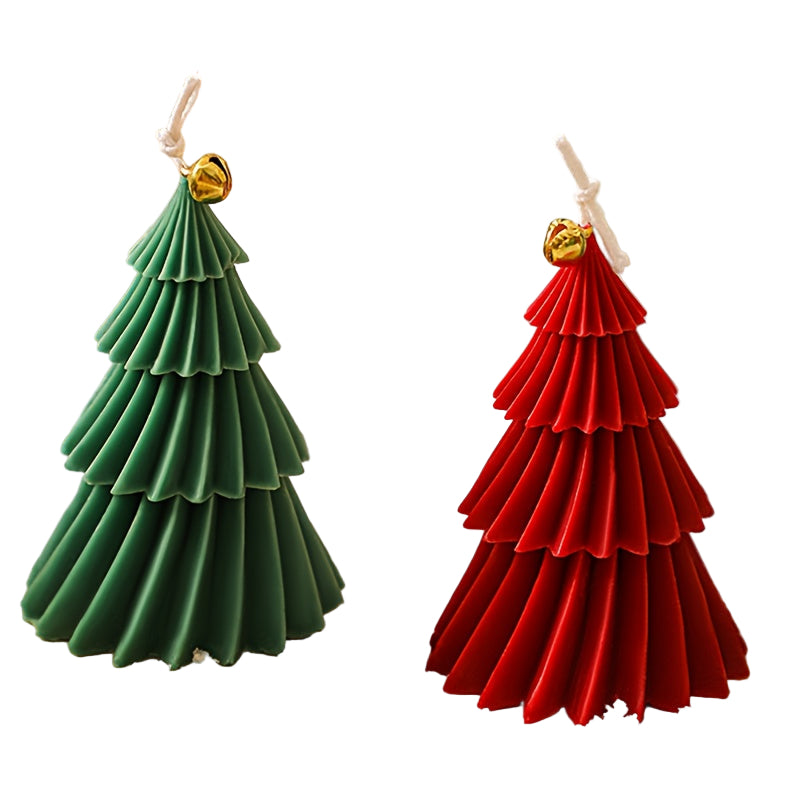 2-pack Handgjorda Julgransljus i Sojavax