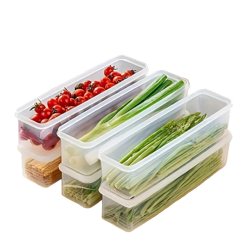 Stapelbar och Transparent Kylskåpsförvaring