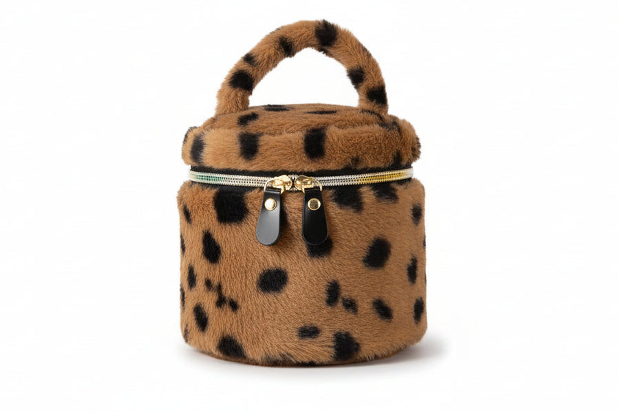 Stilren Brun Sminkväska