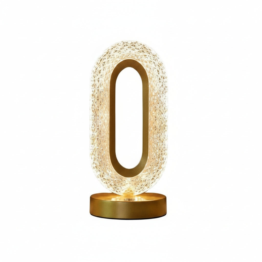 LED Ringbordslampa – USB, Dimbar & Kompakt