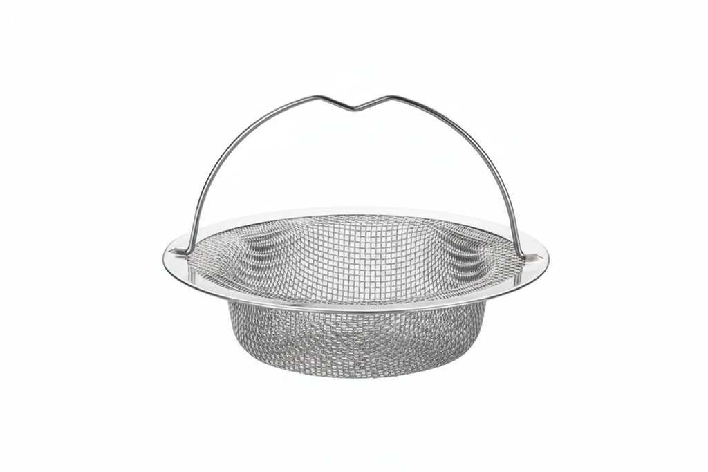 Diskbänksil i Rostfritt Stål 2 st – Stoppar Smuts & Hår Effektivt