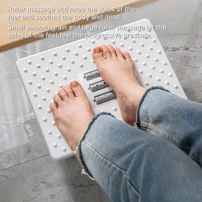 Ergonomiskt Fotstöd med Fotmassage – Avlastning & Komfort Under Skrivbordet