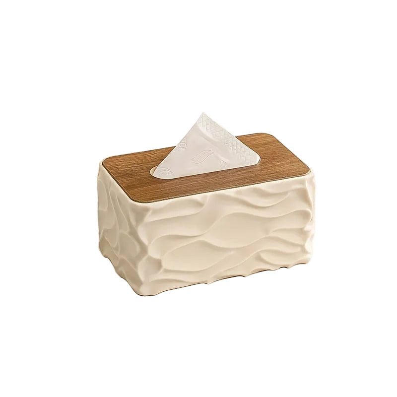 Näsdukslåda med Trälock – Beige