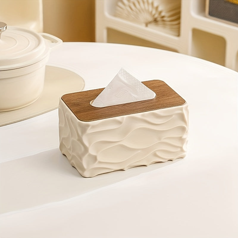 Näsdukslåda med Trälock – Beige