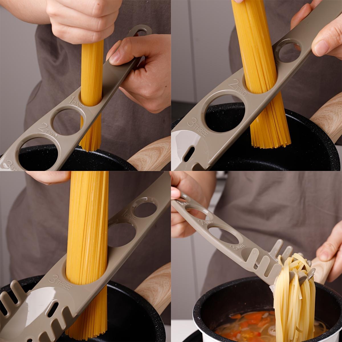 Spaghetti pastagaffel hålslev med spaghettimåttverktyg - Perfekt pasta utan gissningar