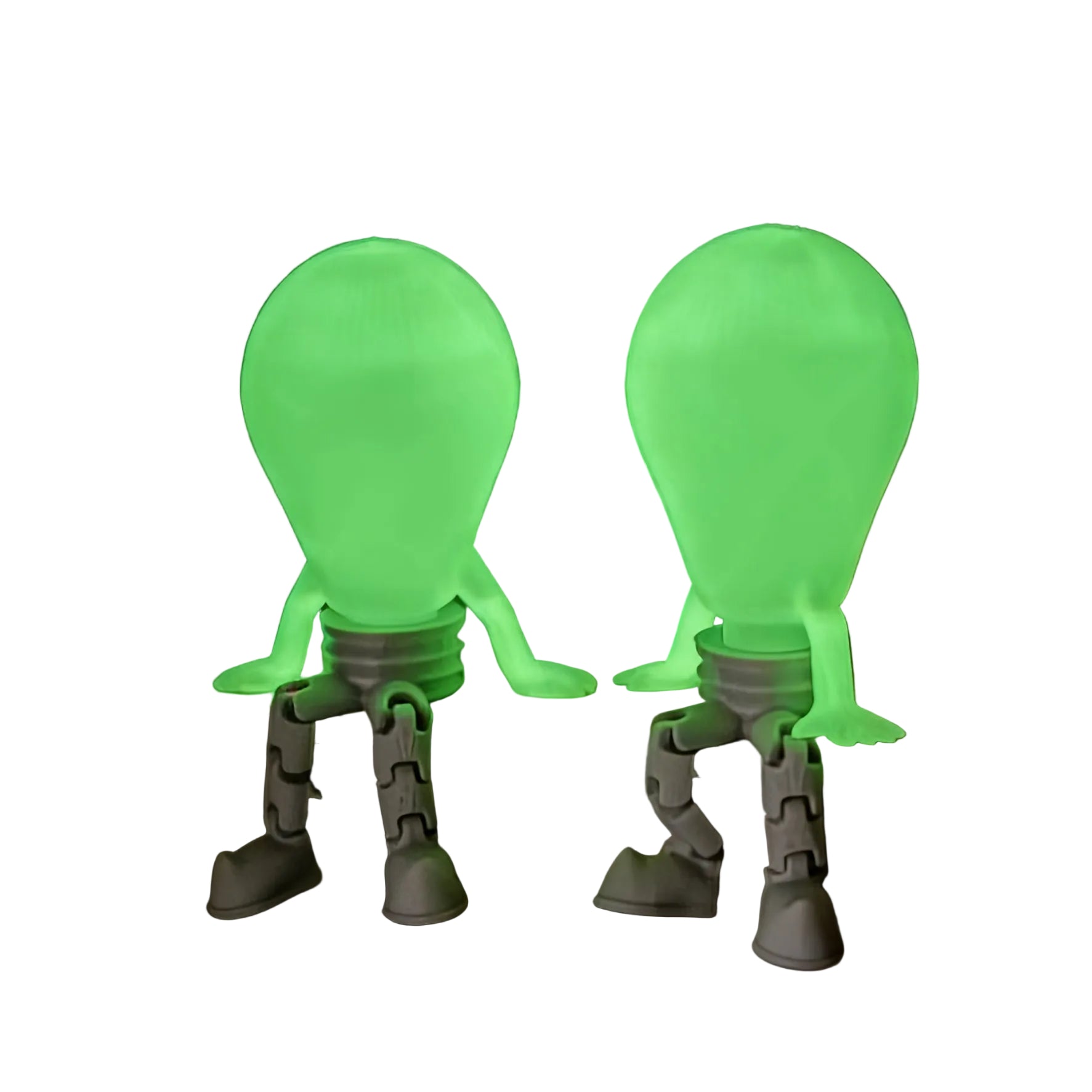 Lekfull 3D-figur som lyser upp rummet