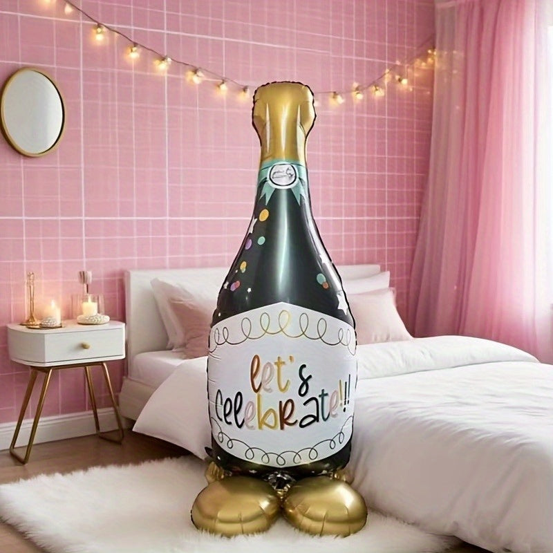 Stående Champagneballong (162 cm)