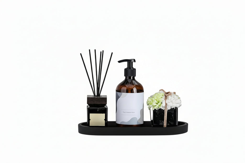 Mångfunktionell Silikonbricka för Badrum, Smink, Parfym, Smycken & Köksbänk