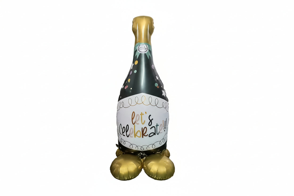 Stående Champagneballong (162 cm)