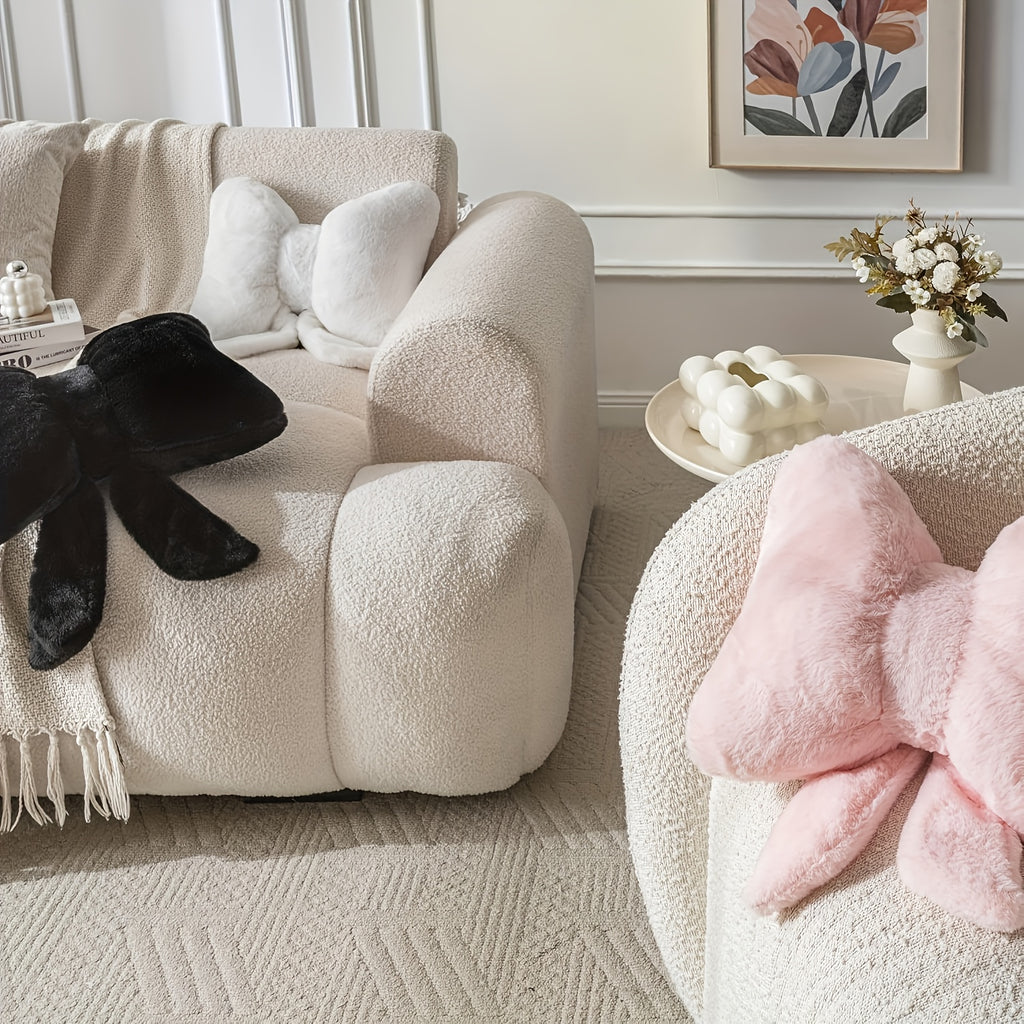 Dekorationskudde med Rosett