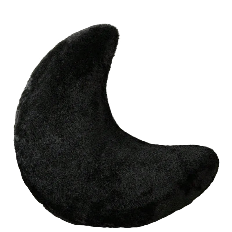 Svart Månkudde för säng och soffa