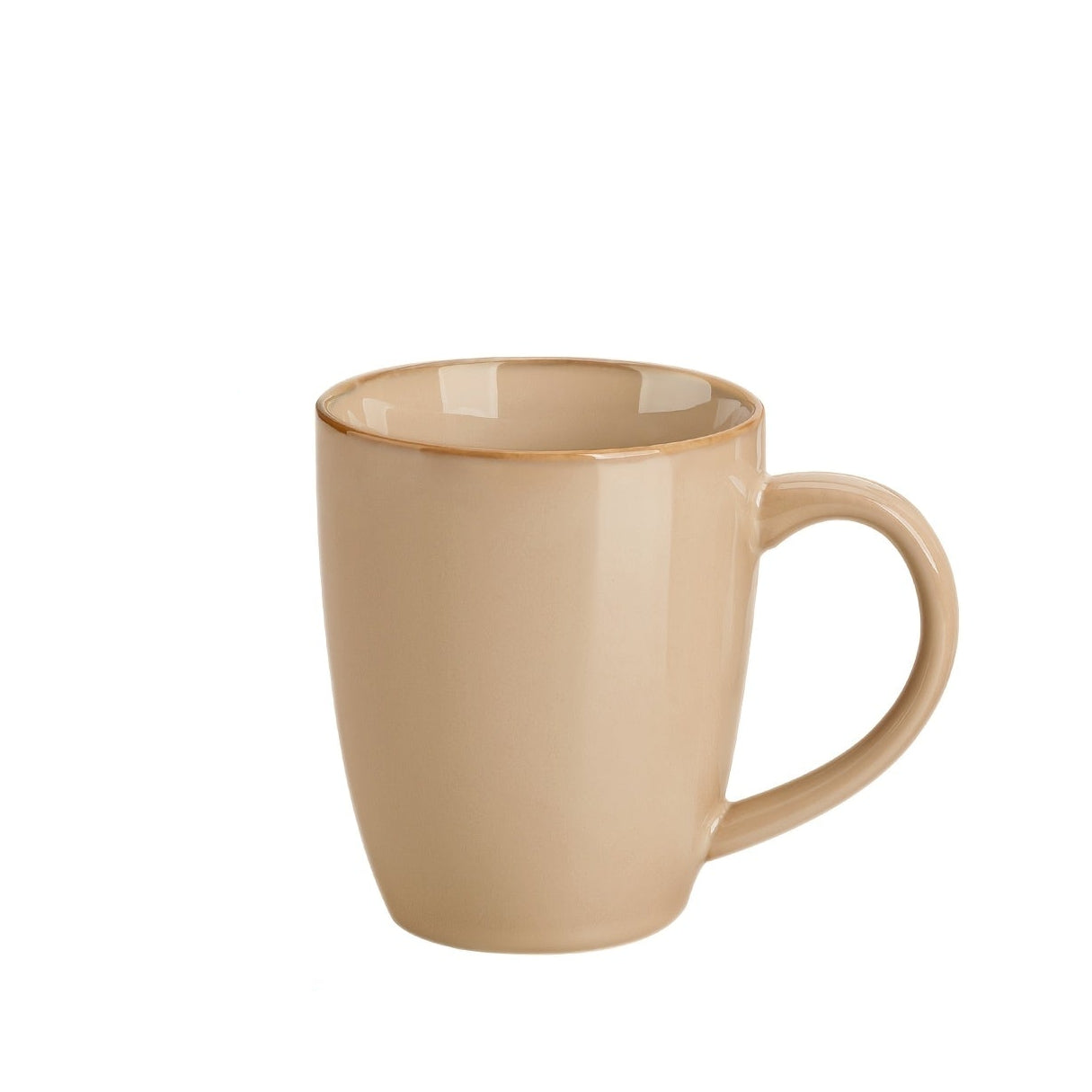 Rustik Stengodsmugg i Brunt