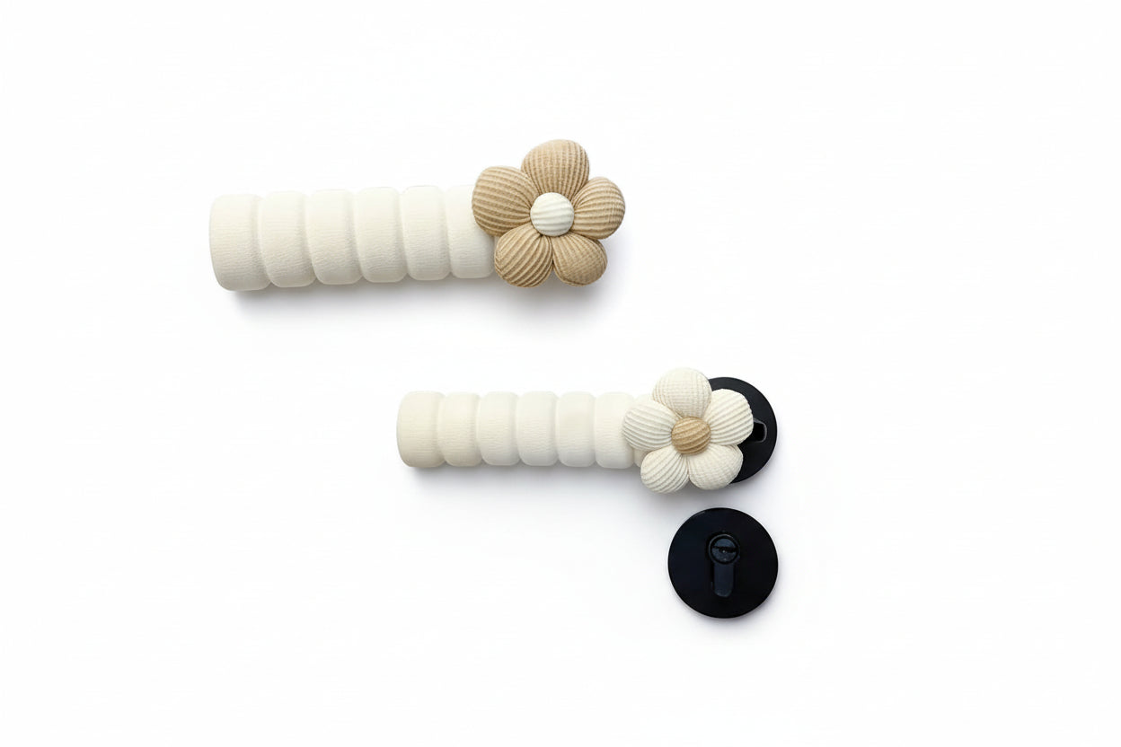 Blomformade Handtagsskydd (2 st)
