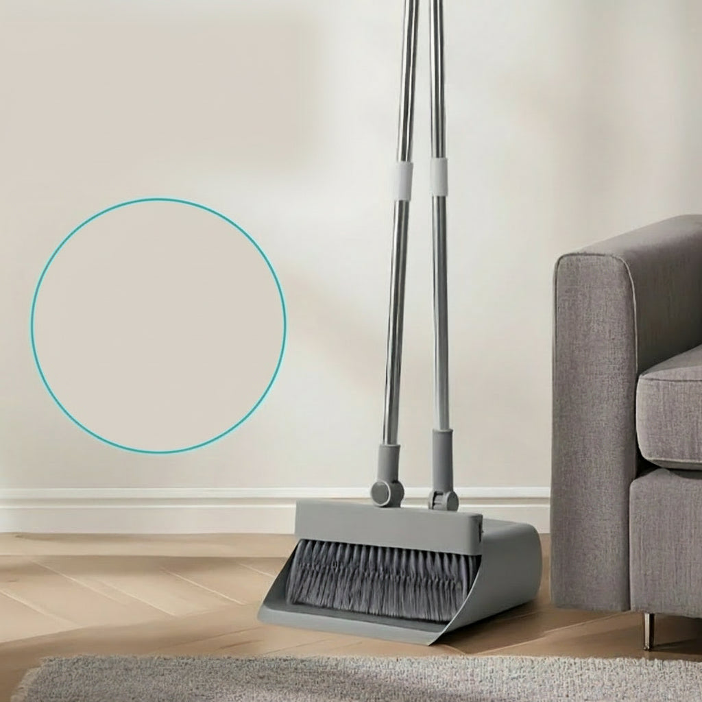 4-i-1 Hopfällbart Sop- och Skräpset – Smidigt och Multifunktionellt