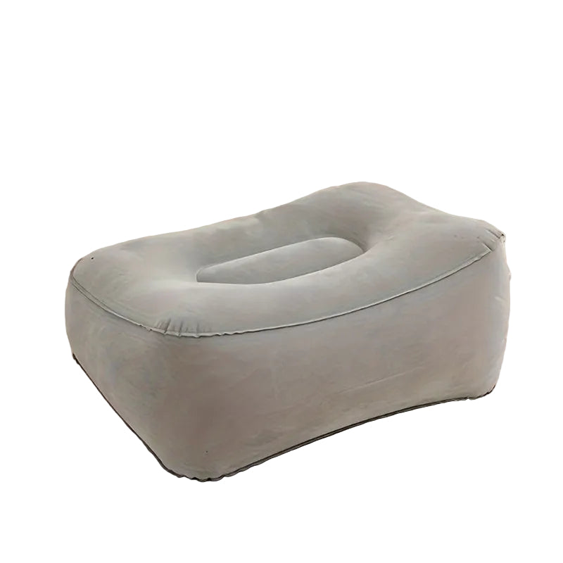 Ergonomisk Uppblåsbar Fotpall – Smidigt stöd för hem och resa