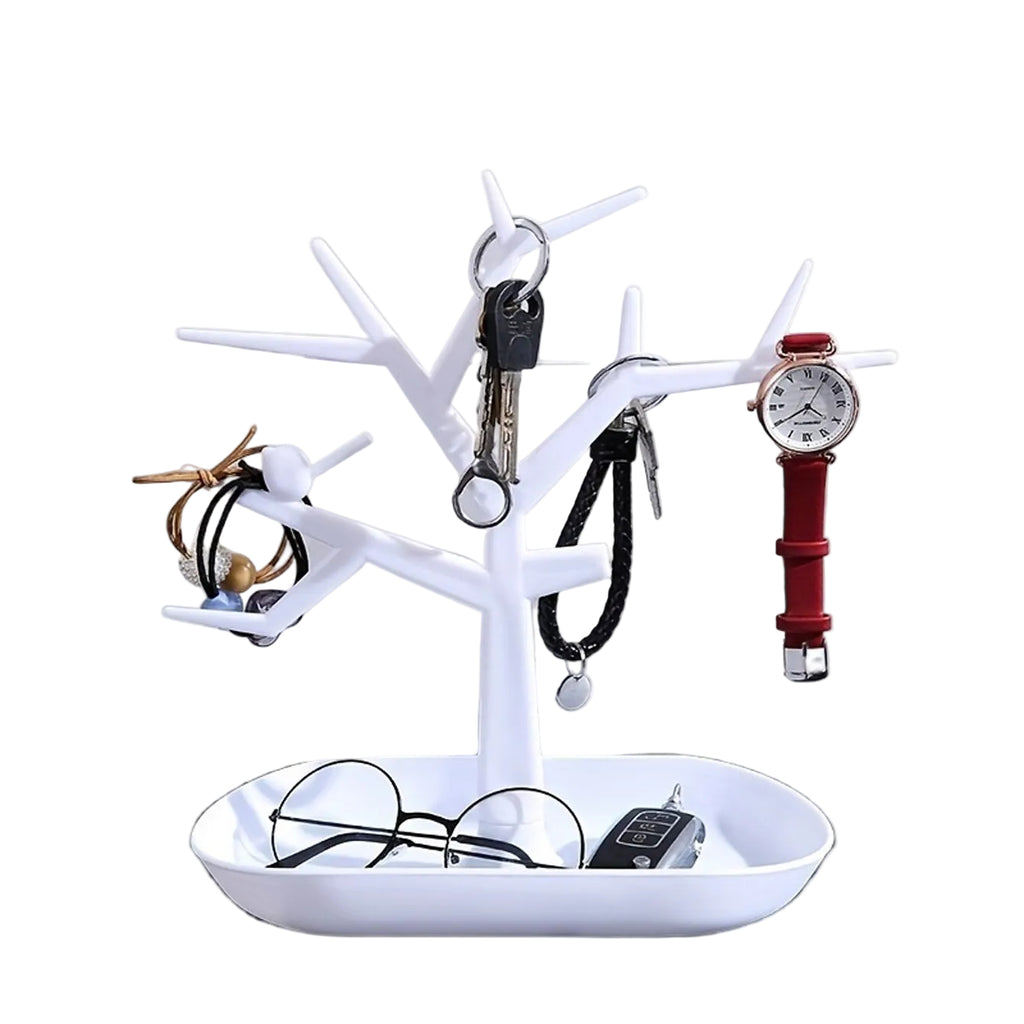 Smyckesställ i Trädform – Elegant Förvaring med Stil