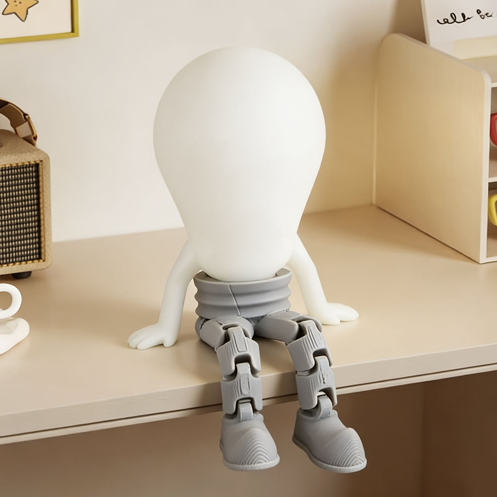 Lekfull 3D-figur som lyser upp rummet