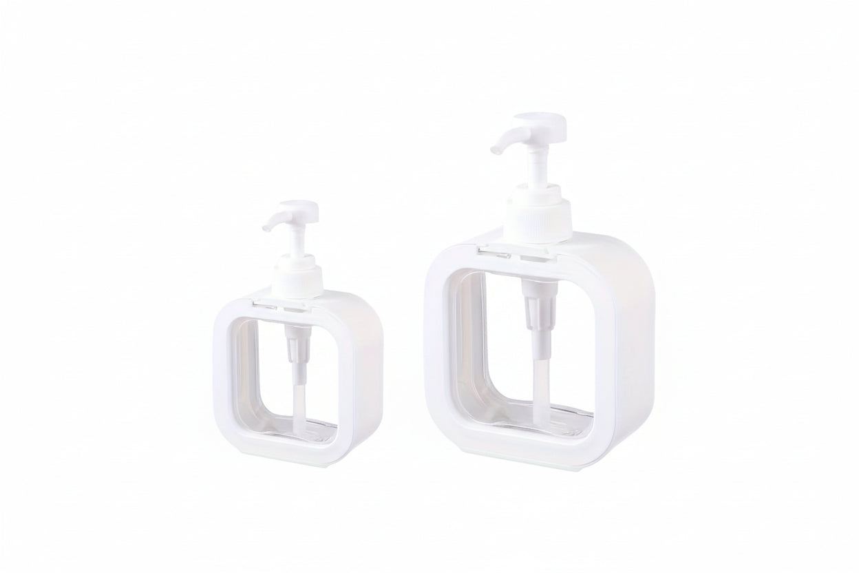 Transparent tvålpump – Stilren Badrumsförvaring (300 ml / 500 ml)