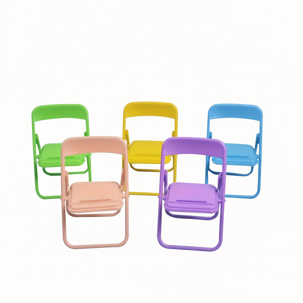 Färgglada Ministolar | 5-pack Vikbara Mobilhållare