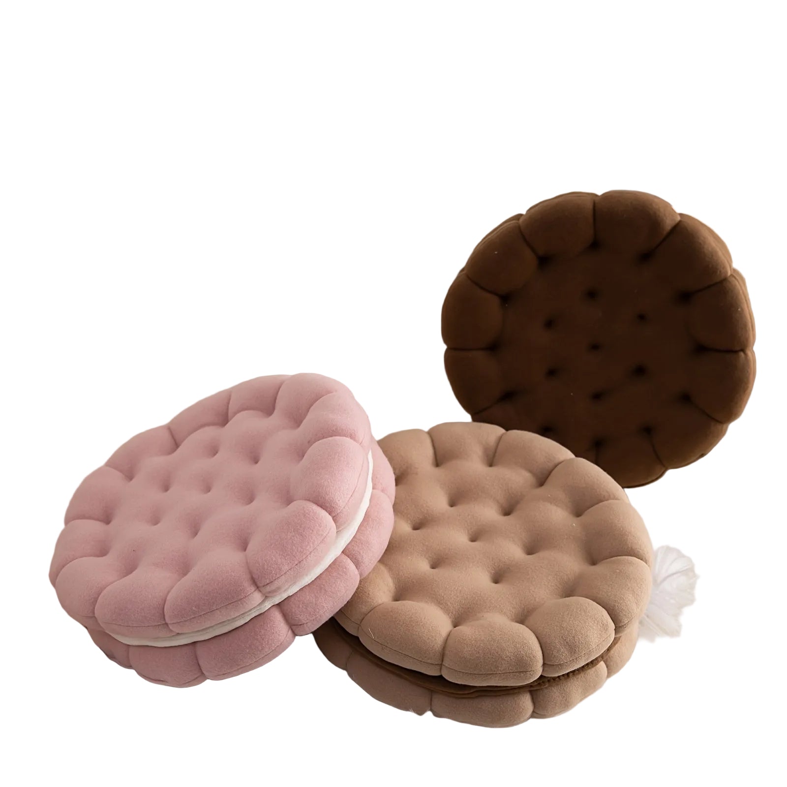 Mjuk Cookie kudde – Kreativ sittkudde för hem och kontor