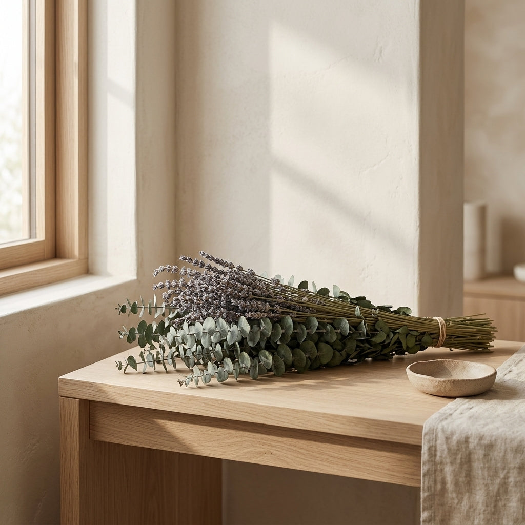 Torkad Bukett Eukalyptus & Lavendel – Bohemisk Elegans