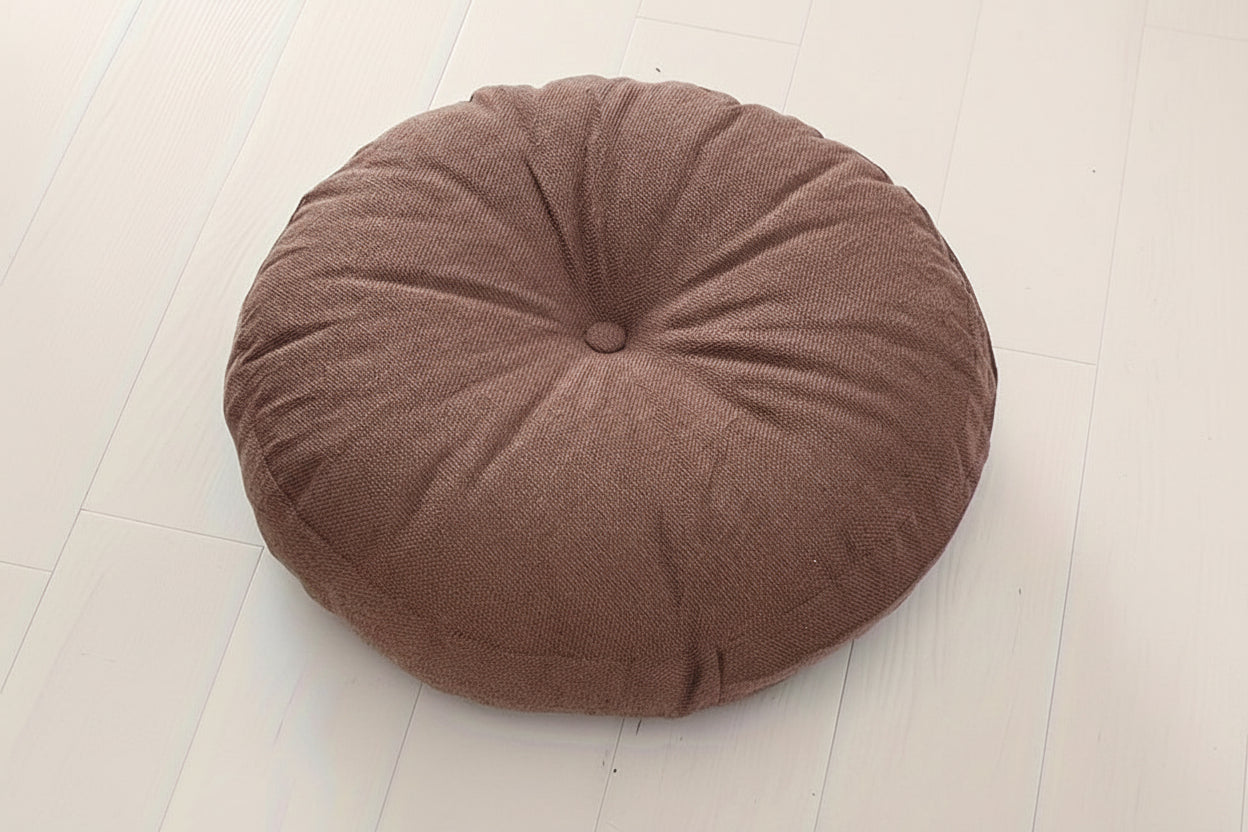 Soft Circle – Rund sittkudde för golv