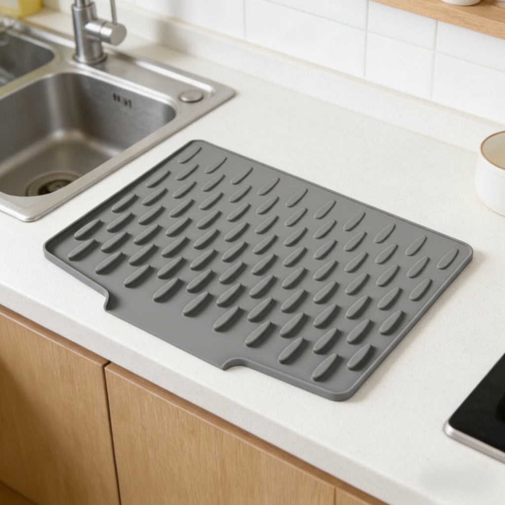 Självdränerande Silikonmatta – Halkfritt diskunderlägg