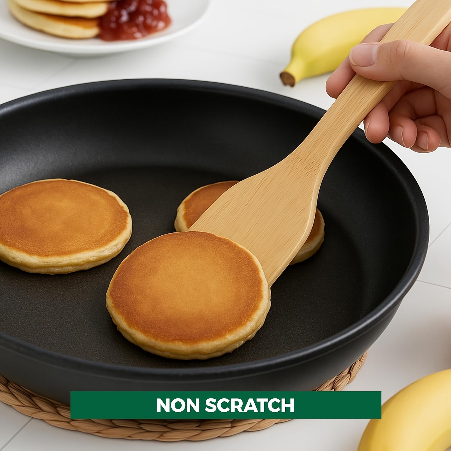 6 st köksredskap för non-stick-matlagning