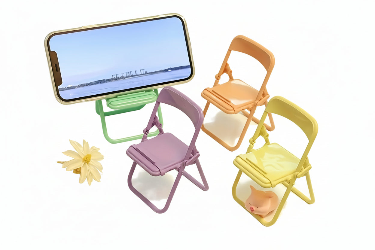 Färgglada Ministolar | 5-pack Vikbara Mobilhållare