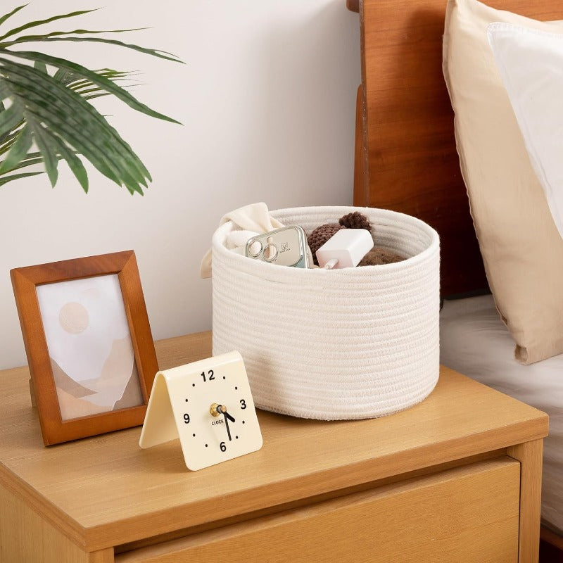 Vävd Förvaringskorg i Bomull