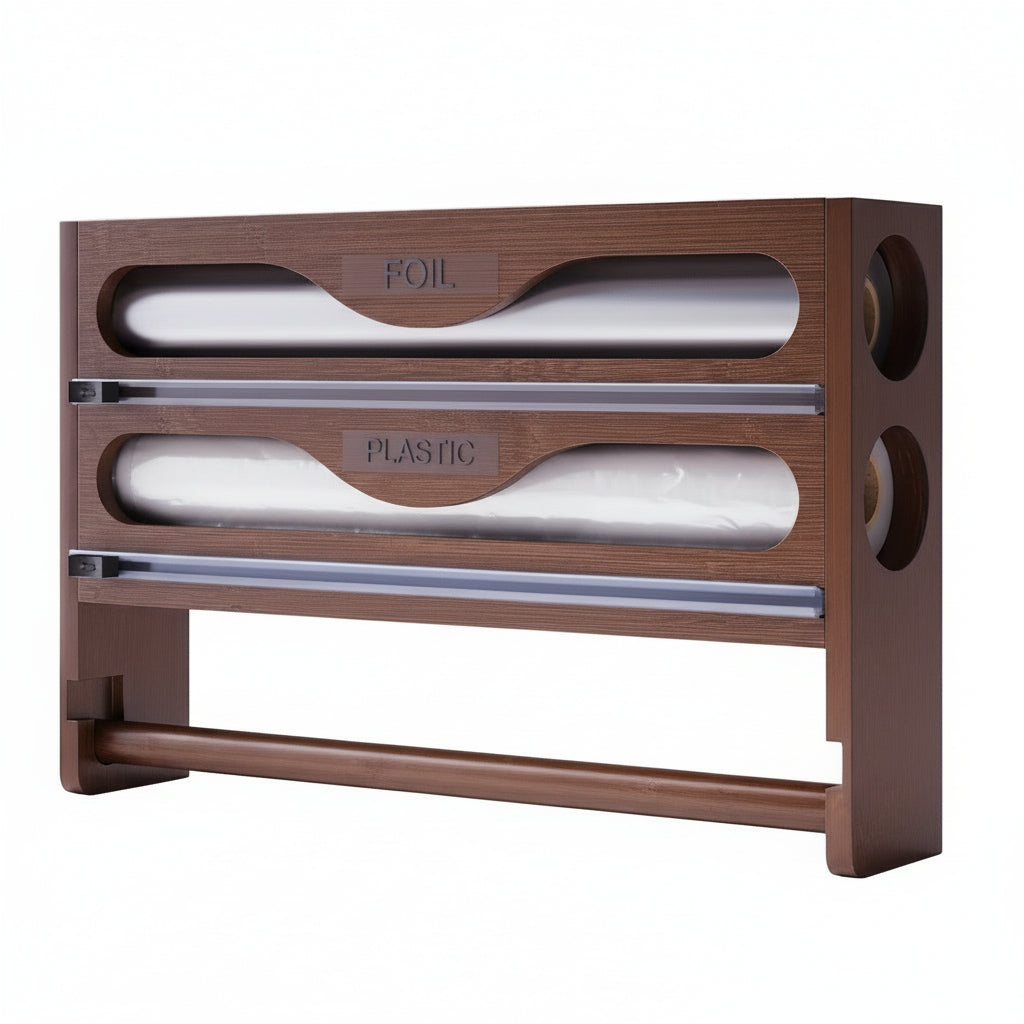 Plastfoliehållare - Praktisk Förvaring för Folie, Papper och Småsaker