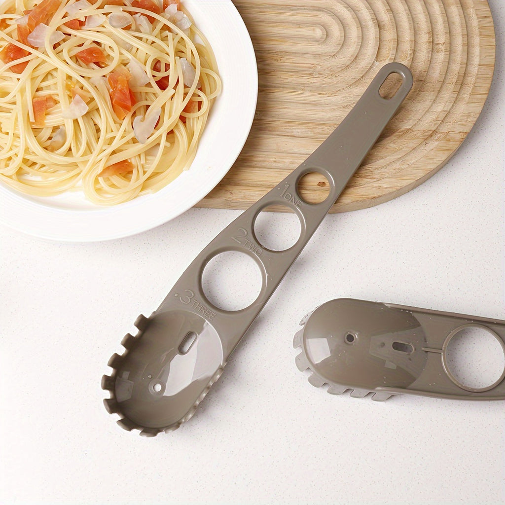 Spaghetti pastagaffel hålslev med spaghettimåttverktyg - Perfekt pasta utan gissningar