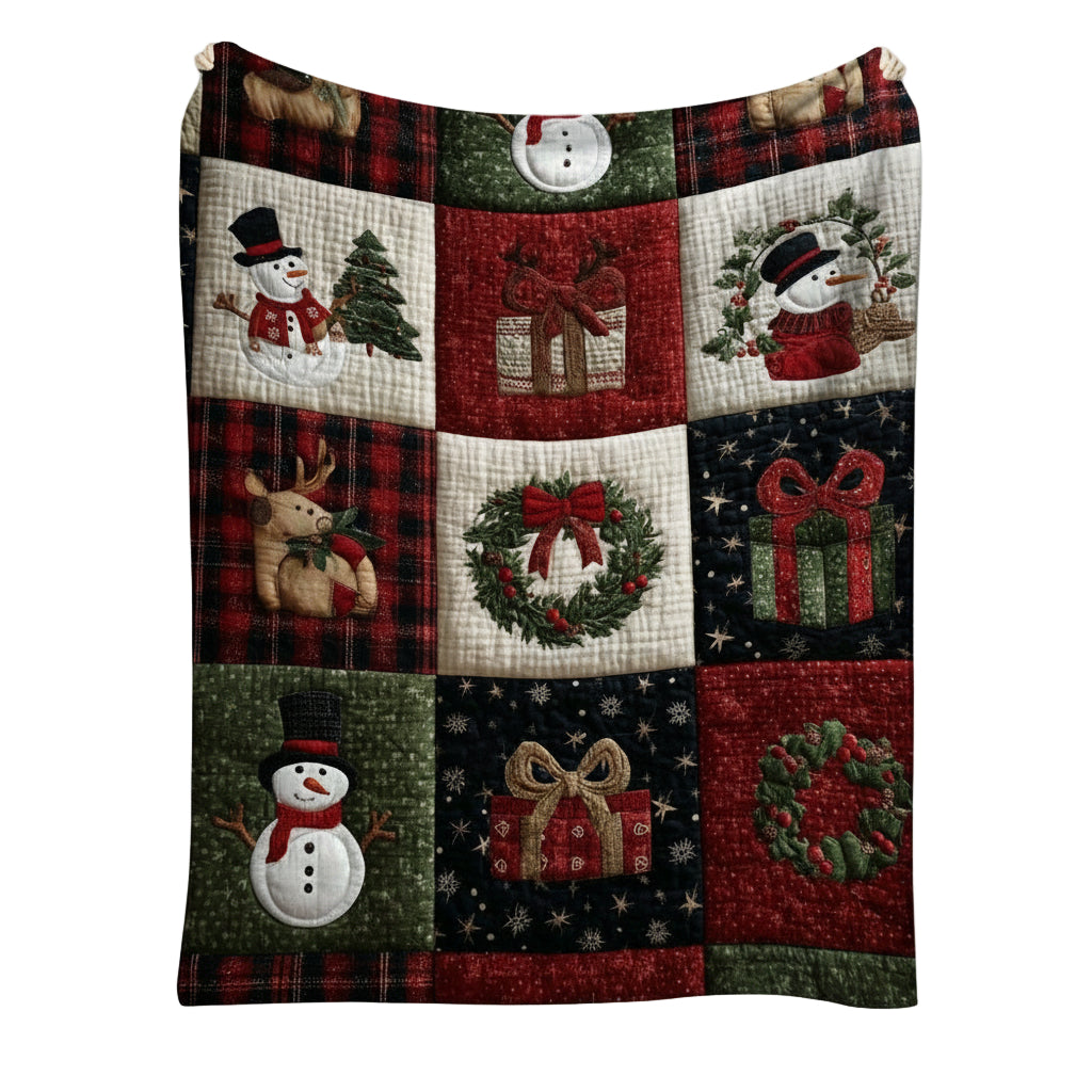 Extra Stor Julrutig Flanellfilt – Mjuk, Varm & Festlig Vinterpläd