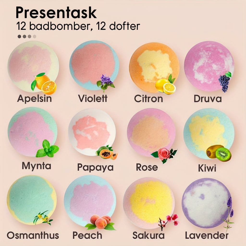 The Scent Surprise – Lyxiga Badbomber med Överraskande Doft