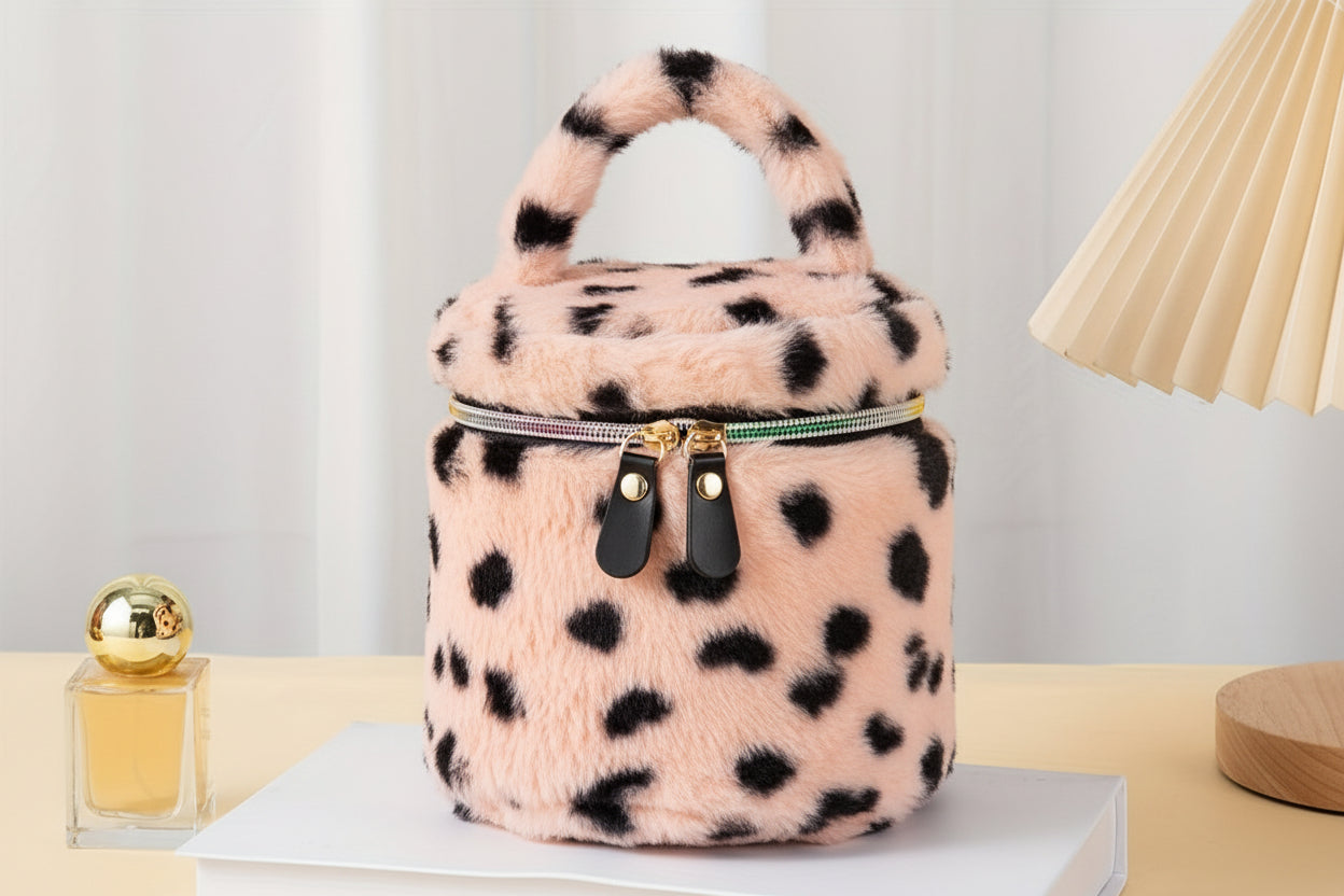 Stilren Rosa Sminkväska