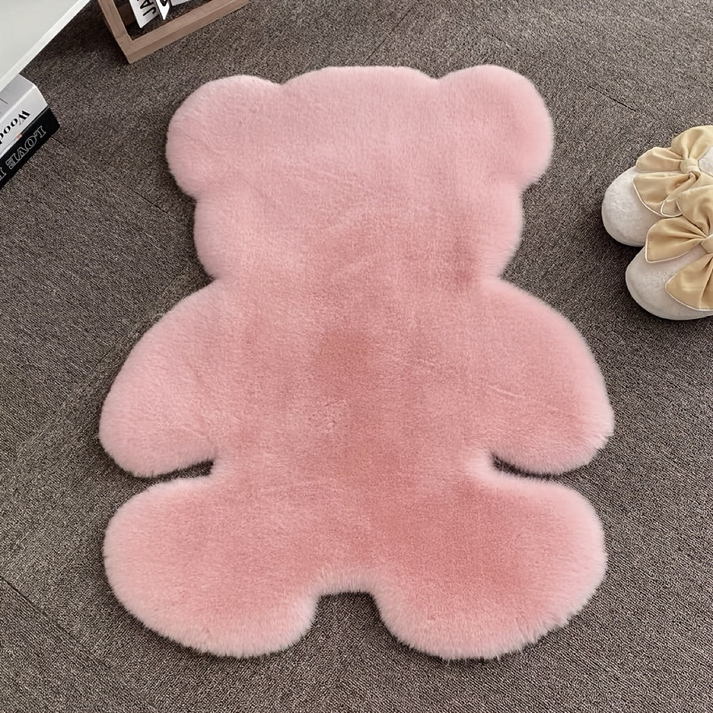 Mjuk Björnmatta i Faux Fur