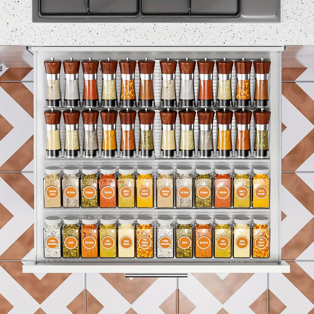 Smart Kryddorganisatör för Alla Köksutrymmen - Få Full Kontroll Över Kryddorna