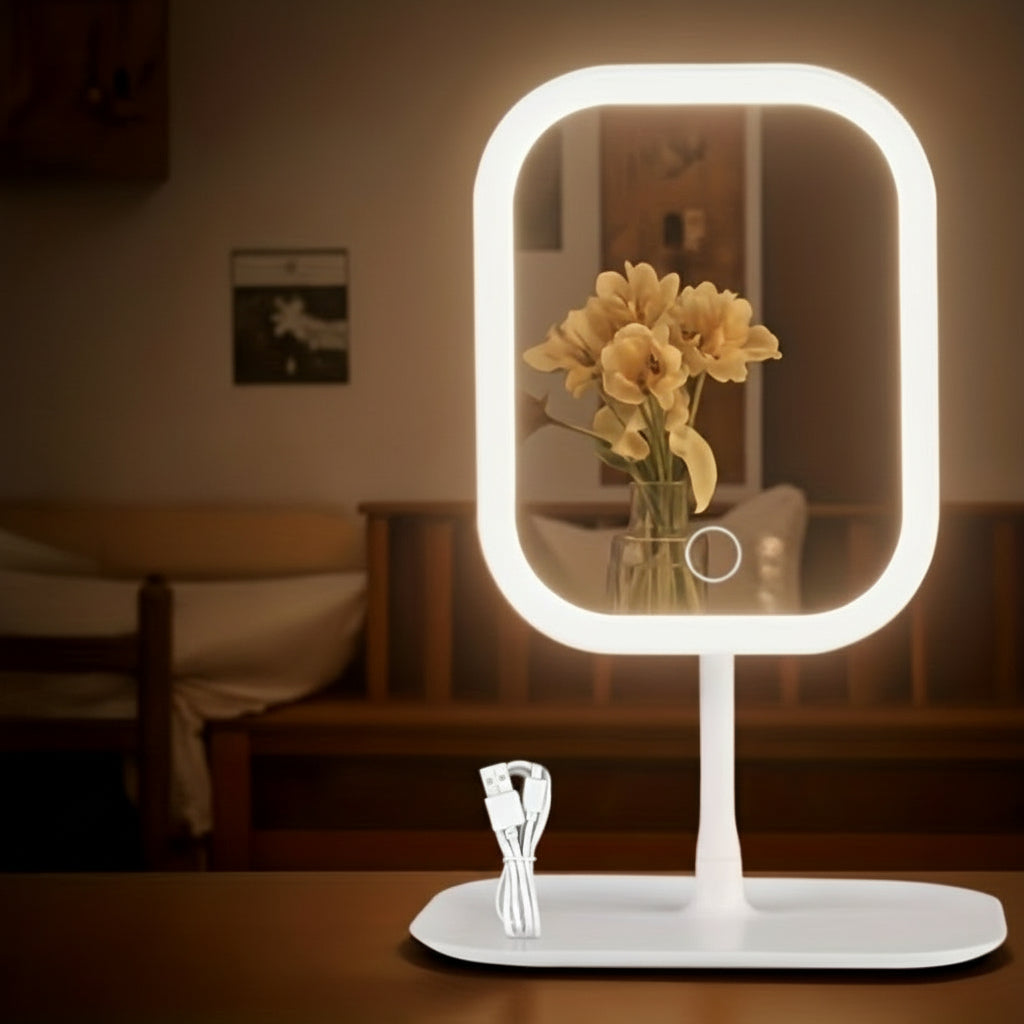 Sminkspegel med 3 ljuslägen – Alltid perfekt belysning