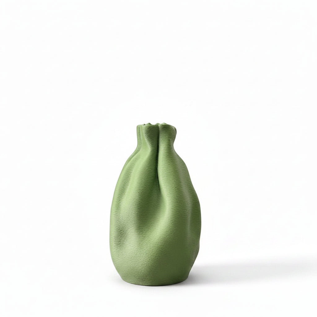 Väskformad Vas i Matcha-grön
