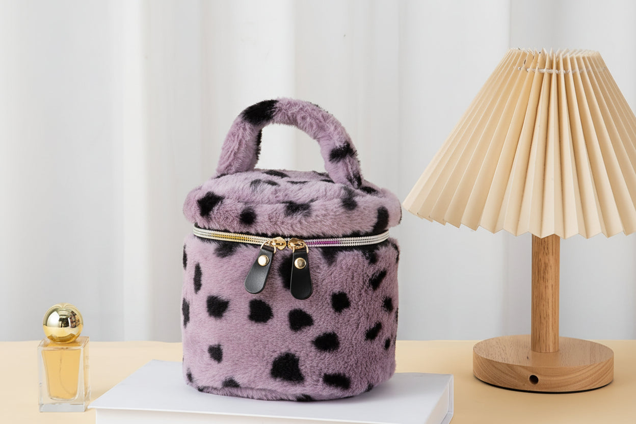 Stilren Lila Sminkväska