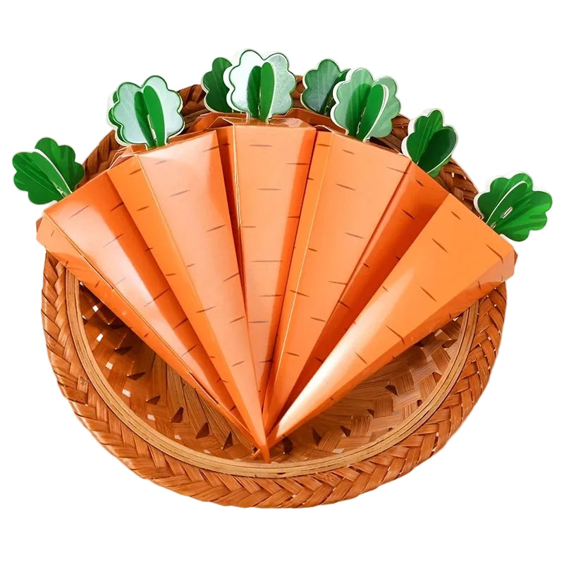 Påskmorots Presentask – Lekfull Kaninbox för Godis & Smågåvor (5 eller 10 st)