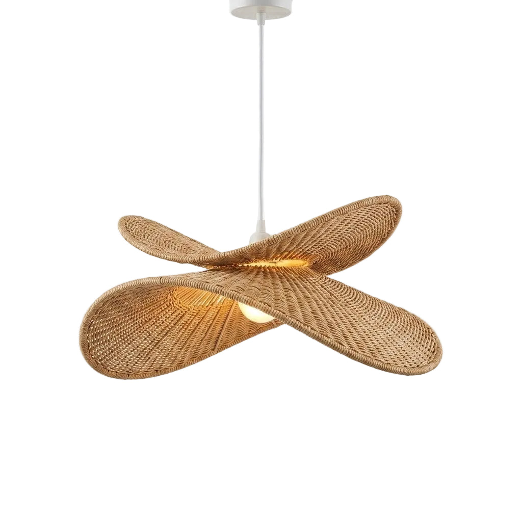 Flätad Lampskärm – Organisk Bladdesign