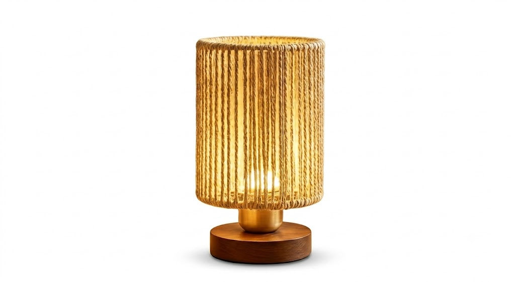 Flätad Bordslampa