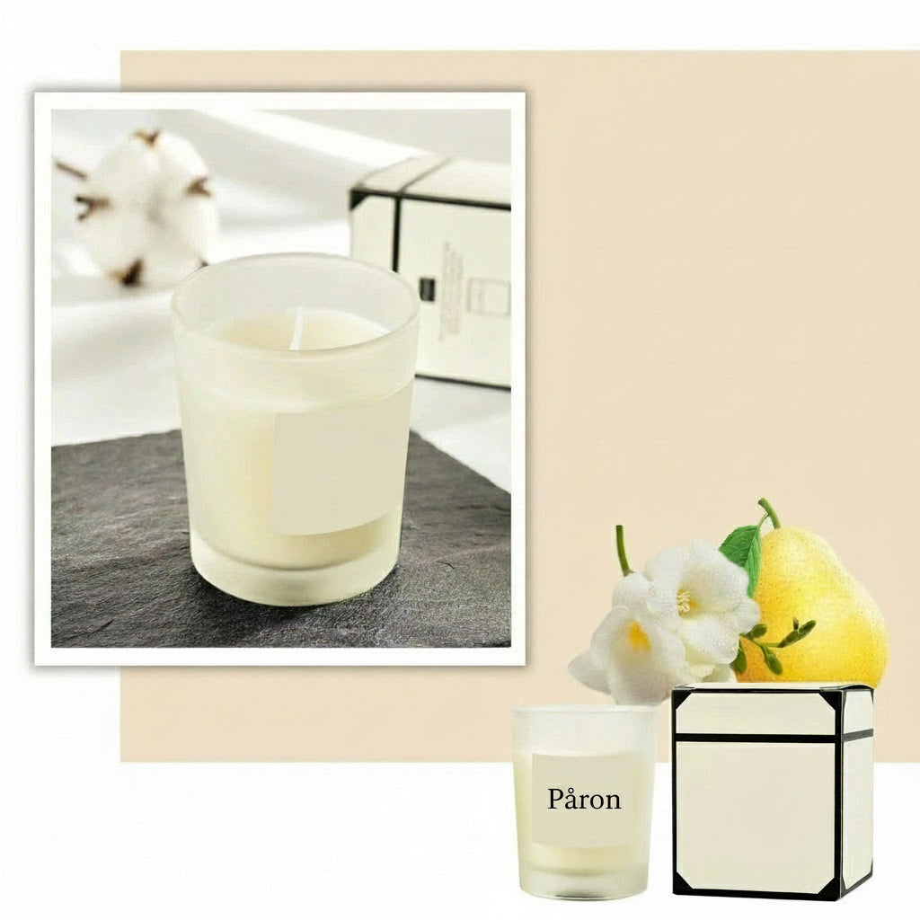 Aromatiskt Doftljus – Lavendel, Päron, Jasmine eller Rose