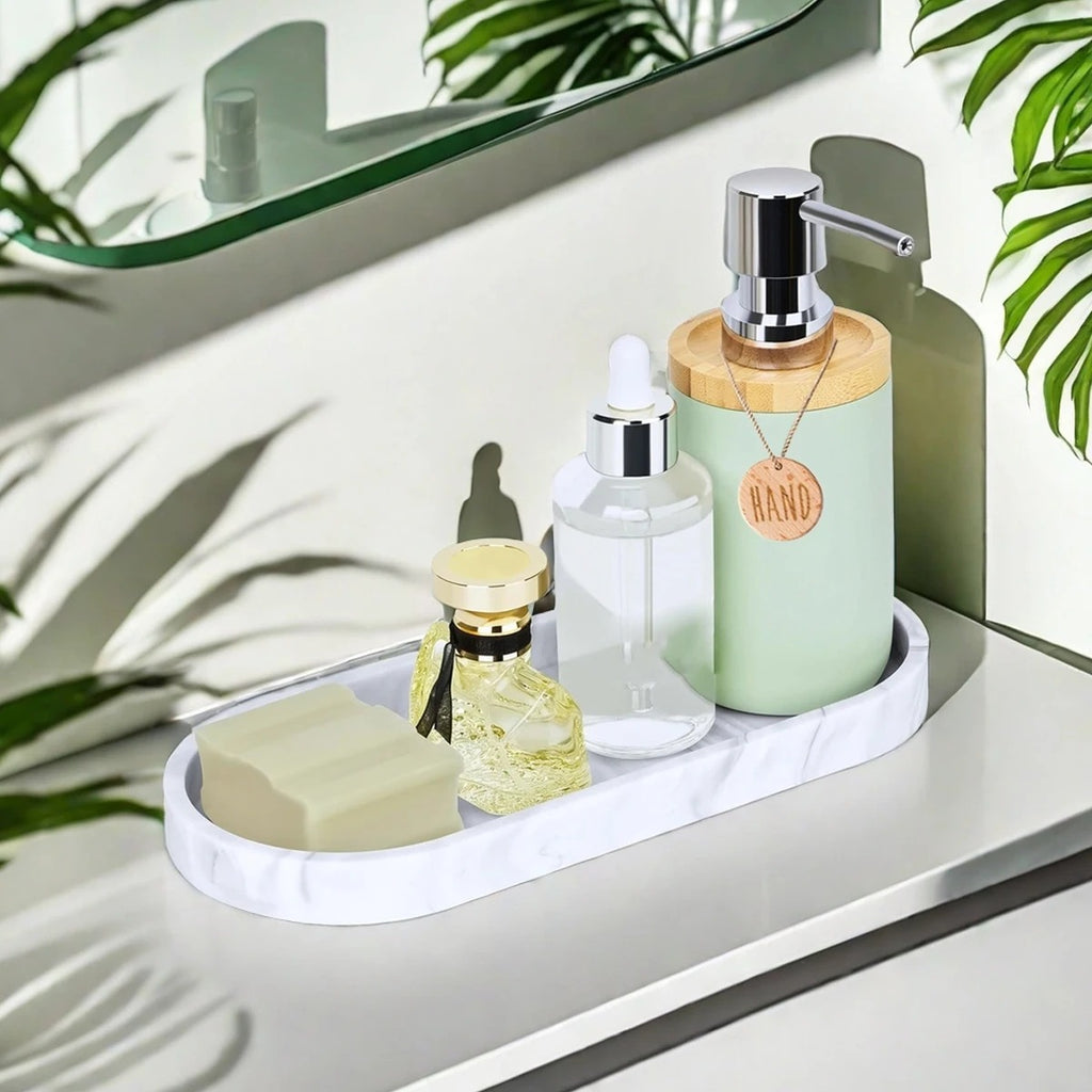 Mångfunktionell Silikonbricka för Badrum, Smink, Parfym, Smycken & Köksbänk