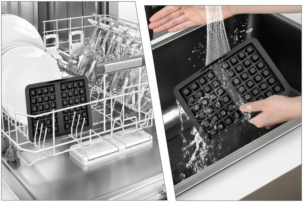 Våffelform i silikon för Air Fryer – Mindre Kladd, Bättre Resultat