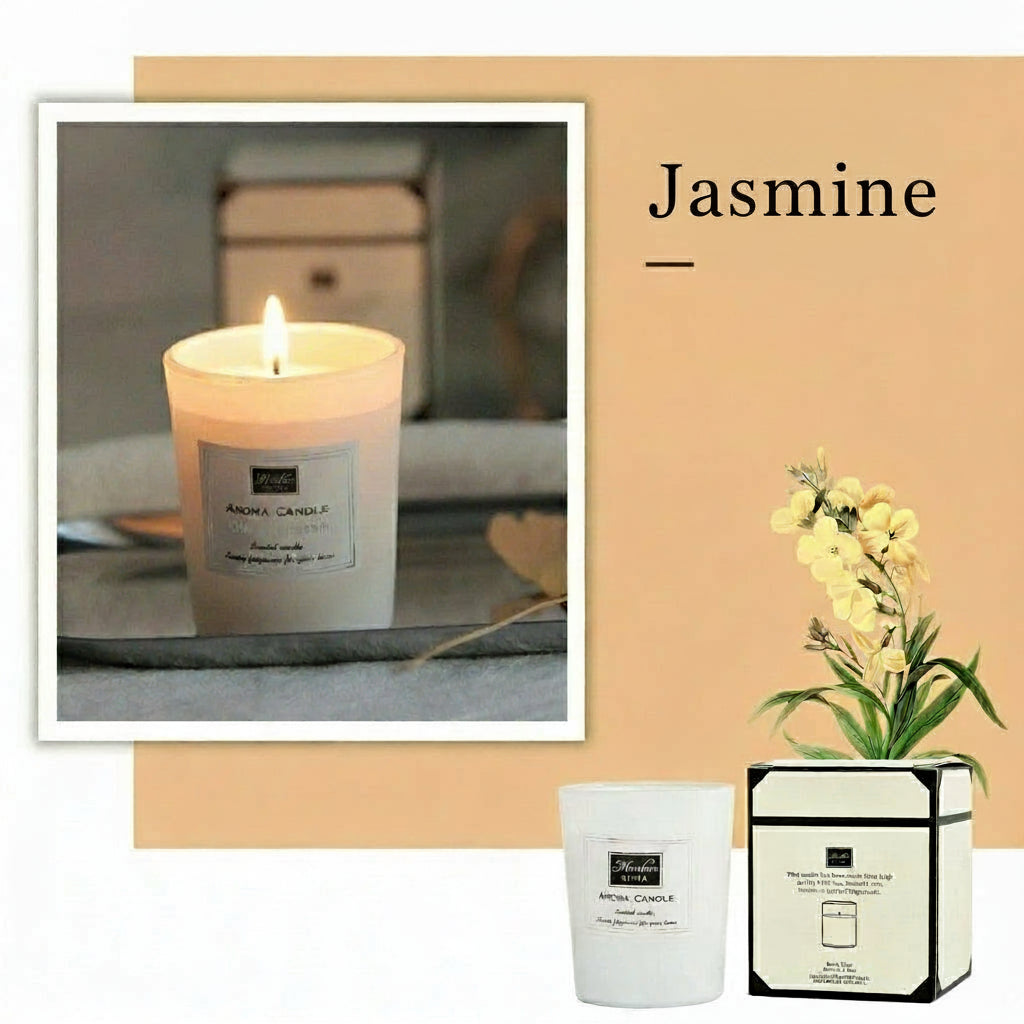 Aromatiskt Doftljus – Lavendel, Päron, Jasmine eller Rose